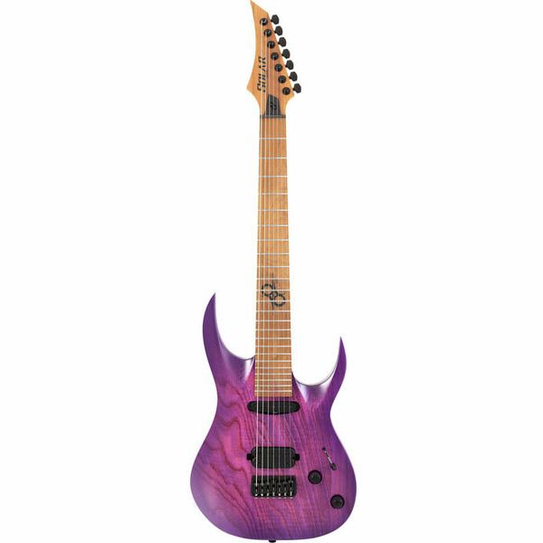 solar guitars ab1 7htpb trans purple burst 62800a7cc464d