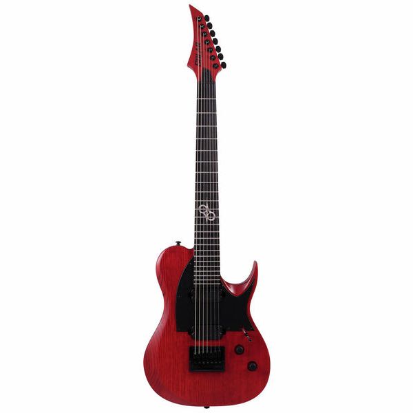 solar guitars t1 7tbr trans blood red 628009d5a556b