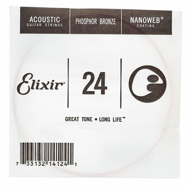 Elixir .024 Western Guitar Ph. Single Guitar Strings SoundsMag™