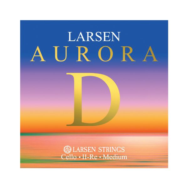 Larsen Aurora Cello D String 1/16 Med